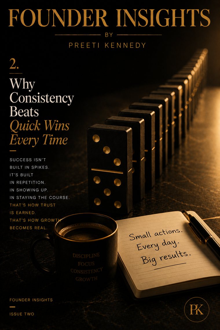 Why Consistency Beats Quick Wins Every Time